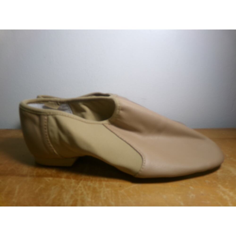 Dance Jazz Shoes Bloch 7M Adult Tan Leather Slip On Split Sole